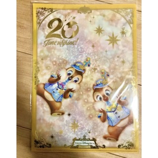 ディズニー(Disney)の東京ディズニーシー20周年：タイム・トゥ・シャイン！クリアファイル(チップデール(クリアファイル)