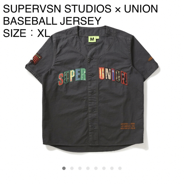 SUPERVSN × UNION ベースボールシャツ スーパービジョン ユニオン