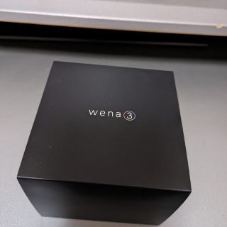 ソニー(SONY)のwena WENA 3 RUBBER スマートウォッチ WNW-A21A/B(その他)