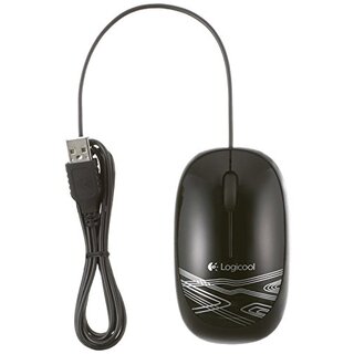 Logicool ロジクール 有線光学式3ボタン マウス M105 ブラック i8my1cf