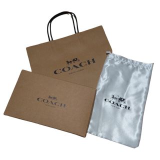 コーチ(COACH)のコーチ　COACH　紙袋（ショッピングバッグ） 箱　保存袋　ラッピング用　3点(ショップ袋)