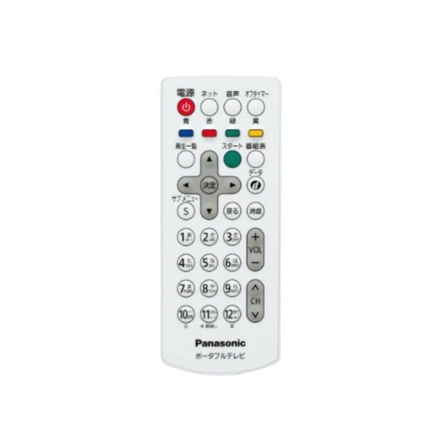 Panasonic ポータブルテレビ用リモコン N2QAYC000062 i8my1cf