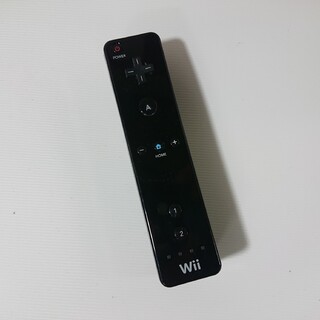 ウィー(Wii)のWii ウィー リモコン 黒 ブラック 任天堂 ニンテンドー純正品(家庭用ゲーム機本体)