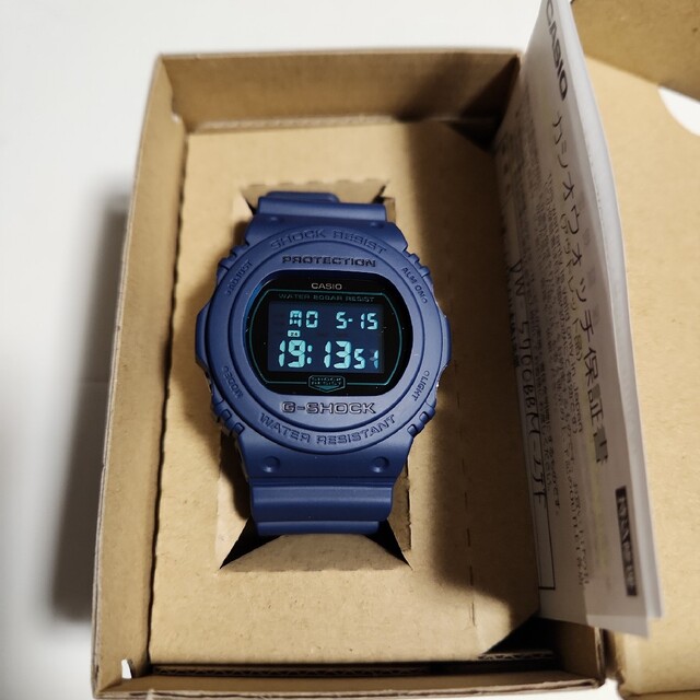 国内正規品 G-SHOCK DW-5700BBM-2JF メンズ ブルー