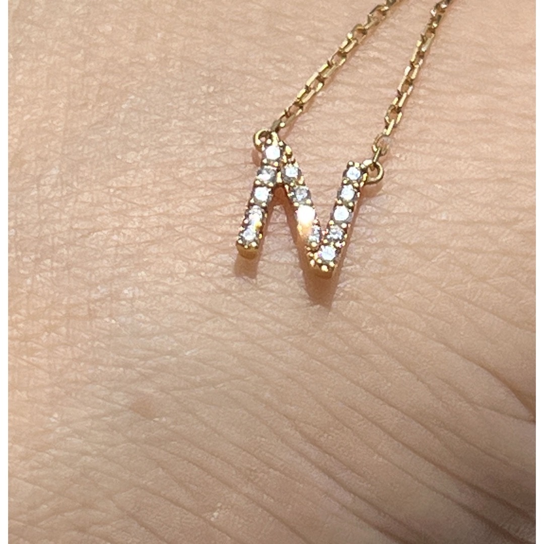 オレフィーチェレターネックレス(N)ダイヤモンドK18 レディースのアクセサリー(ネックレス)の商品写真