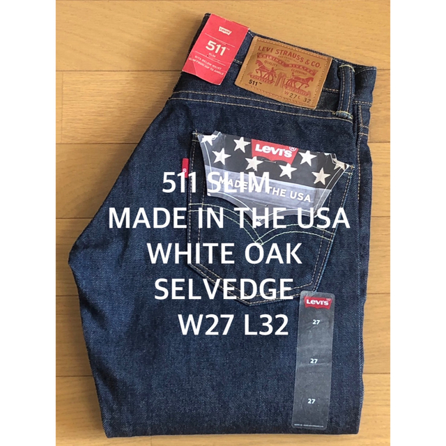 Levi´s 511 SLIM USA SELVEDGE WHITE OAK-