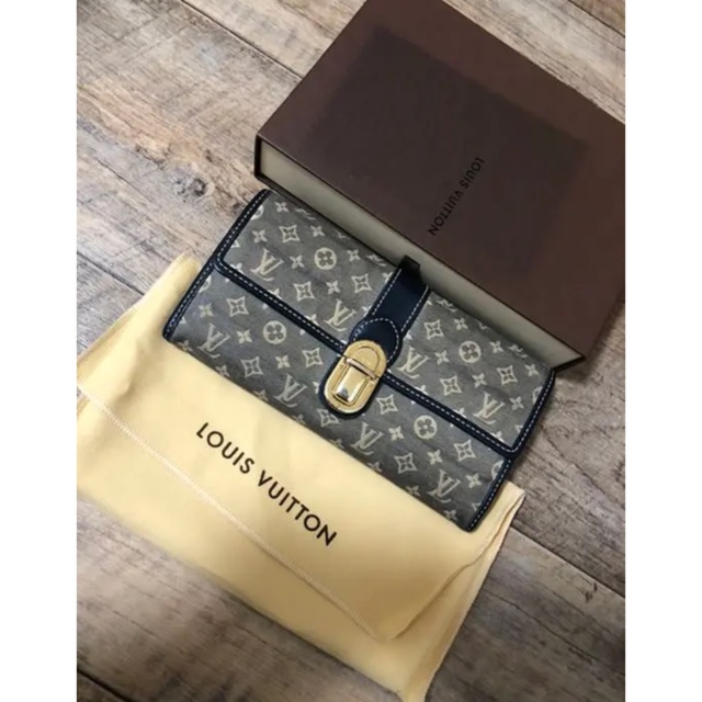 LV ルイヴィトン デニム モノグラム 長財布-