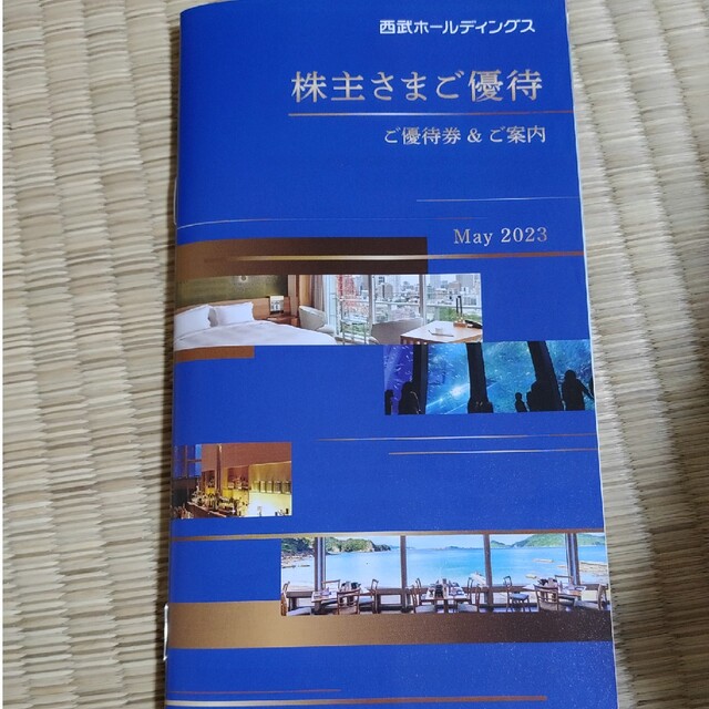 未使用1000株以上西武ホールディングス株主優待冊子１冊