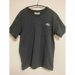 og classix tシャツ　黒　ブラック　刺繍　ロゴ　ポケットtシャツ(Tシャツ/カットソー(半袖/袖なし))