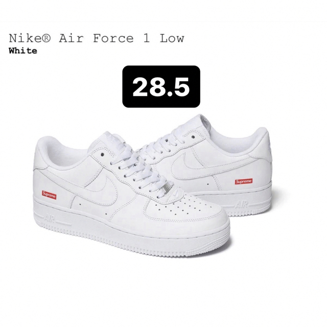 285cm購入先Supreme × Nike Air Force 1 Low