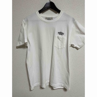 og classix tシャツ　白　ホワイト　刺繍　ロゴ　ポケットtシャツ (Tシャツ/カットソー(半袖/袖なし))