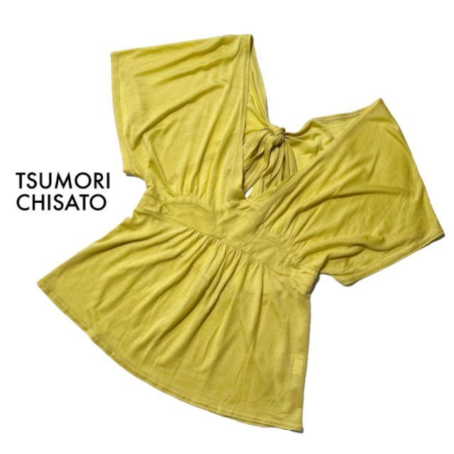 TSUMORI CHISATO - 美品 ツモリチサト カットソー リボン シルク