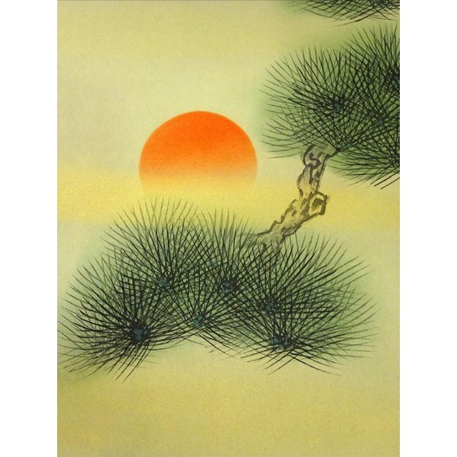 掛軸 光洋『松竹梅鶴亀』日本画 絹本 共箱付 良好品 掛け軸 掛軸 光洋『松竹梅鶴亀』日本画 絹本 共箱付 良好品 掛け軸