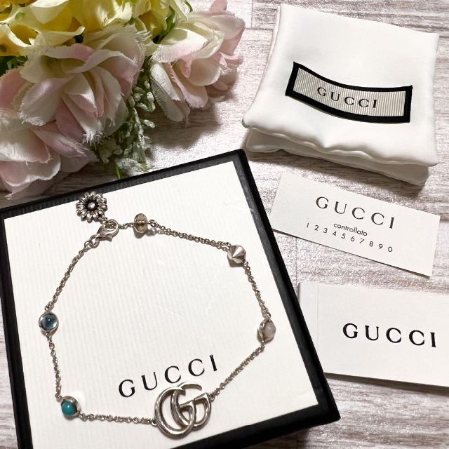 極美品‼️GUCCI ダブルG ブレスレット バングル-