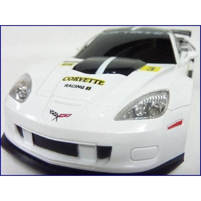 GK◇シボレーコルベットC6.Rレーシングカー正規認証車1/24ラジコンカー/ホワイト i8my1cf