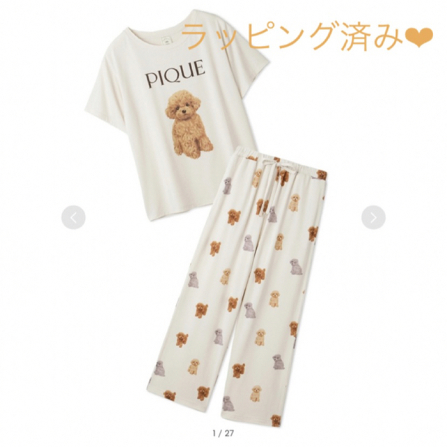 新品✨未開封✨gelato pique トイプードルジャガードプルオーバー