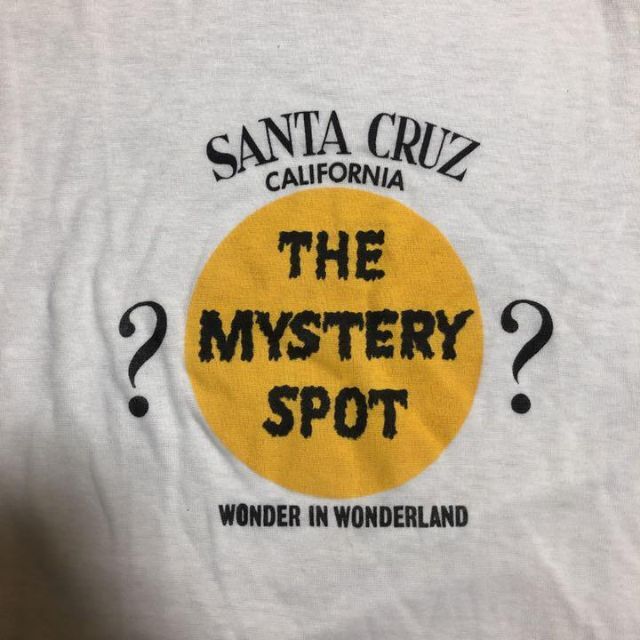 80s The Mystery Spot カリフォルニア Tシャツ 白 S メンズのトップス(Tシャツ/カットソー(半袖/袖なし))の商品写真