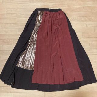 ムルーア(MURUA)の【美品】MURUA 一点物　スカート ロングスカート(ロングスカート)