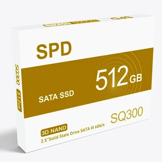 SPD SSD 512GB 堅牢・軽量アルミ製筐体 内蔵 2.5インチ 7mm