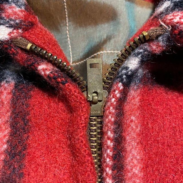 古着 50s 60s チェック CONMAR 片爪 ピンロック ビンテージの 古着 50s 60s チェック CONMAR 片爪 ピンロック ビンテージの
