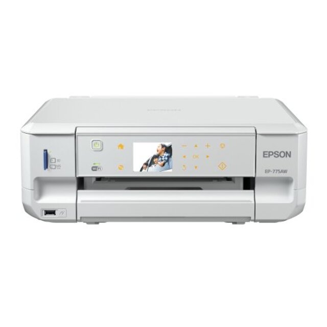 EPSON インクジェット複合機 Colorio EP-775AW ホワイト