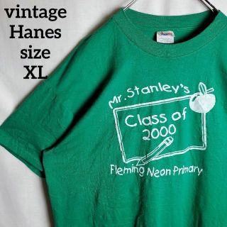 ヘインズ(Hanes)のHanes ヴィンテージ　00′s プリント　Tシャツ　アメカジ　古着　ビッグ(Tシャツ/カットソー(半袖/袖なし))