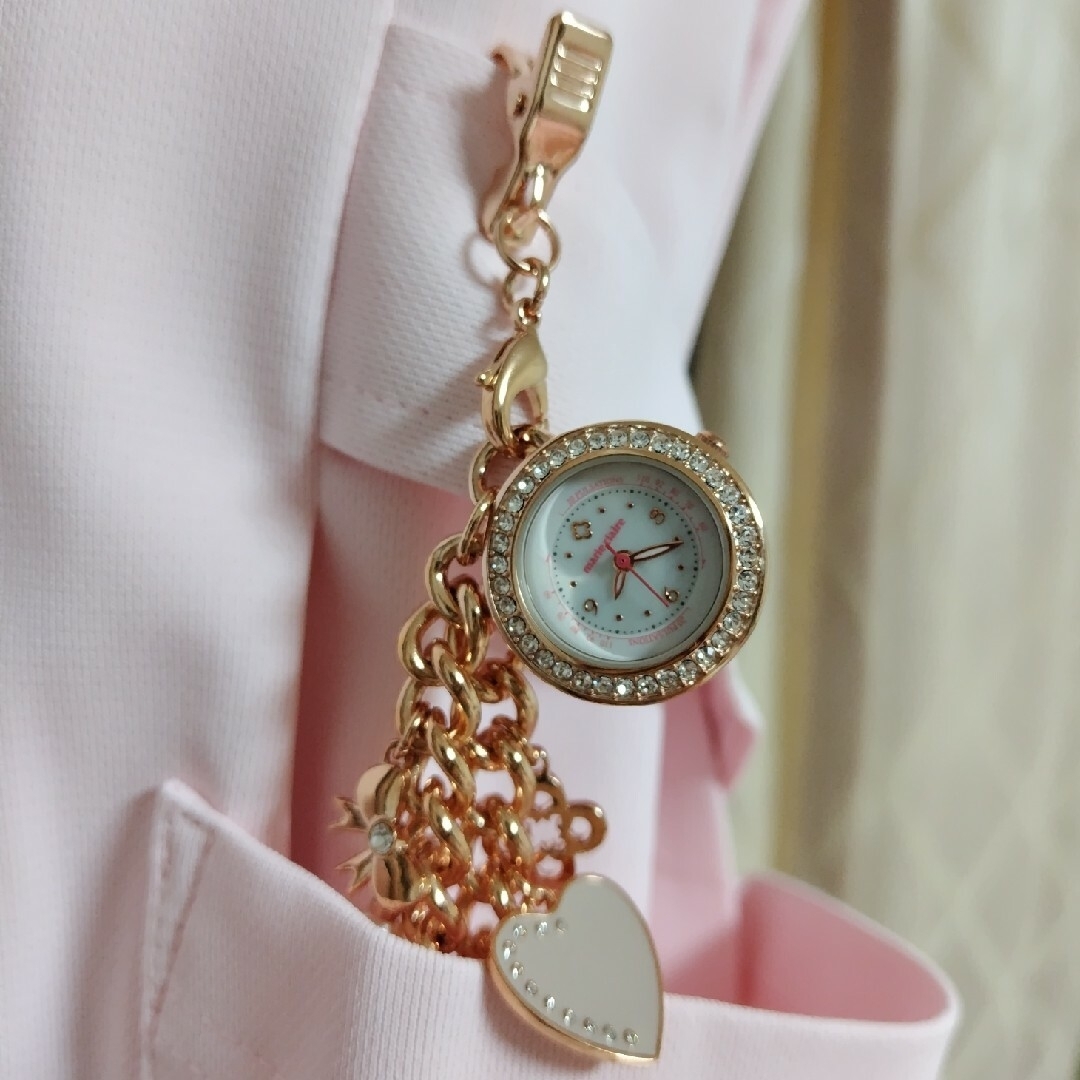 Marie Claire(マリクレール)のマリ・クレール 2way ブレスレット ウォッチ（ピンクゴールド） レディースのファッション小物(腕時計)の商品写真