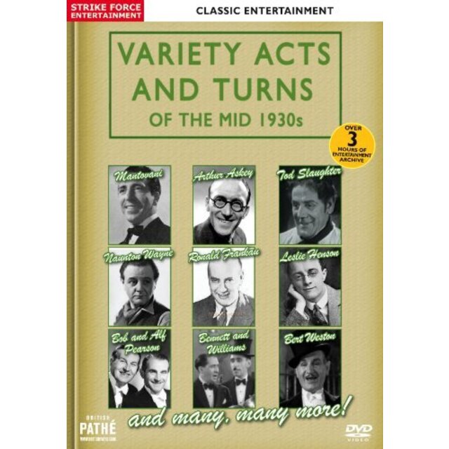 Variety Acts & Turns of the Mid 1930s [DVD]