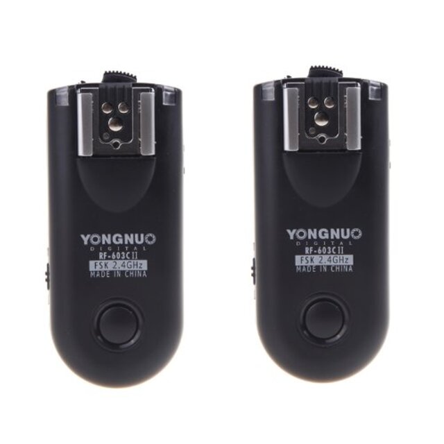 YONGNUO製 ラジオスレーブ RF-603 キャノン用セット 60D/550D/500D/1000D/450D/400D/350D /300Dに対応