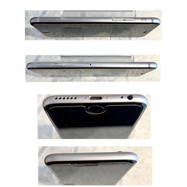 iPhone(アイフォーン)のiPhone 6s シルバー 16GB スペースグレイ スマホ/家電/カメラのスマートフォン/携帯電話(スマートフォン本体)の商品写真