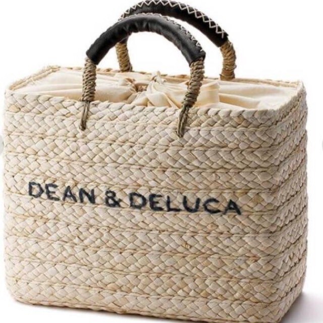 新品DEAN＆DELUCA✕BEAMS保冷カゴバックかごバッグ/ストローバッグ