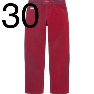 Supreme - Supreme Flocked Regular Jean Red 30の通販 by sons's shop