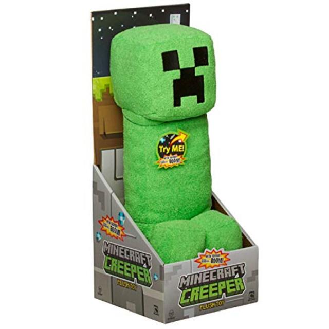 サウンドとMinecraftのクリーパー35センチメートルぬいぐるみ Minecraft Creeper 35 cm Plush Toy with Sound