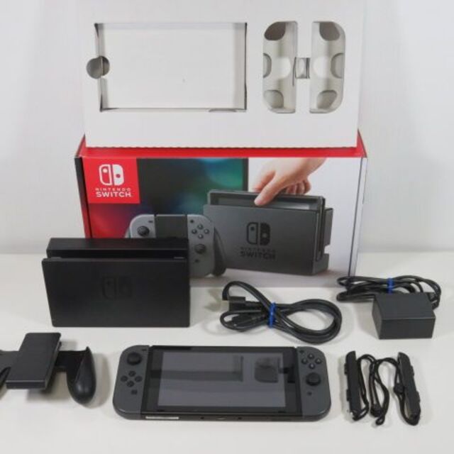 Nintendo Switch 本体 (ニンテンドースイッチ) Joy-Con(L)/(R) グレー(パッケージサイズ変更前) [video game]