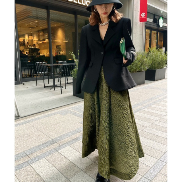 AMERI WAIST SHAPE FLARE JACKET - テーラードジャケット