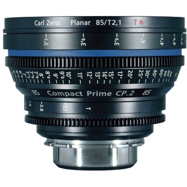 Zeiss コンパクトプライム CP.2 85mm/T1.5 スーパースピード T* (フィート) PLバヨネットマウントレンズ i8my1cf