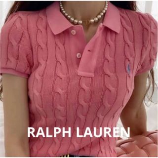 春色カラー♡ラルフローレン ポロシャツニット 桜ピンク - agedor.ma