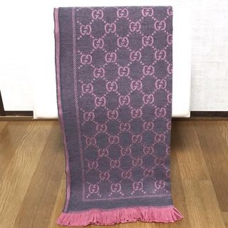 グッチ(Gucci)のあや様専用☆☆未使用☆正規品GUCCIストール☆ピンク(マフラー/ショール)