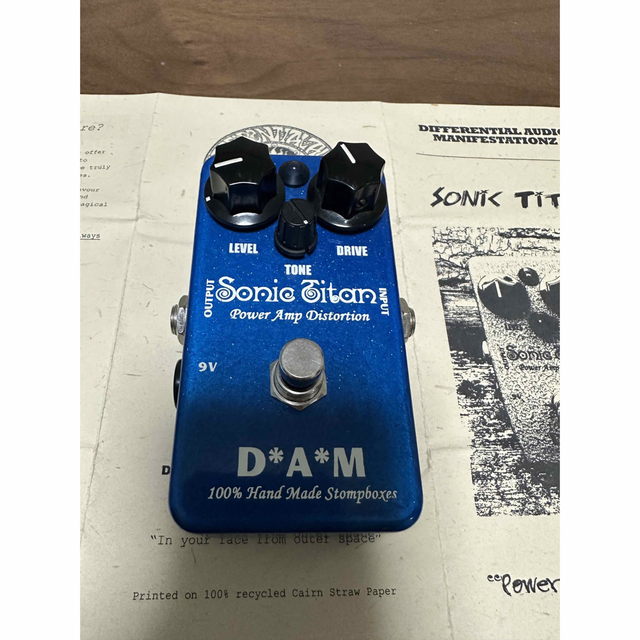 D.A.M Sonic Titan Power Amp Distortion D.A.M Sonic Titan Power Amp Distortion