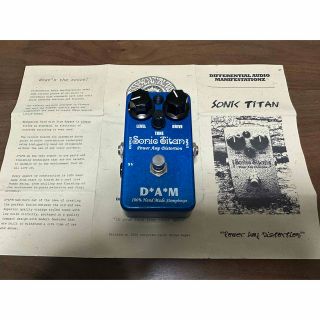 D.A.M Sonic Titan Power Amp Distortionの通販 by PICO's shop D.A.M Sonic Titan Power Amp Distortionの通販 by PICO's shop