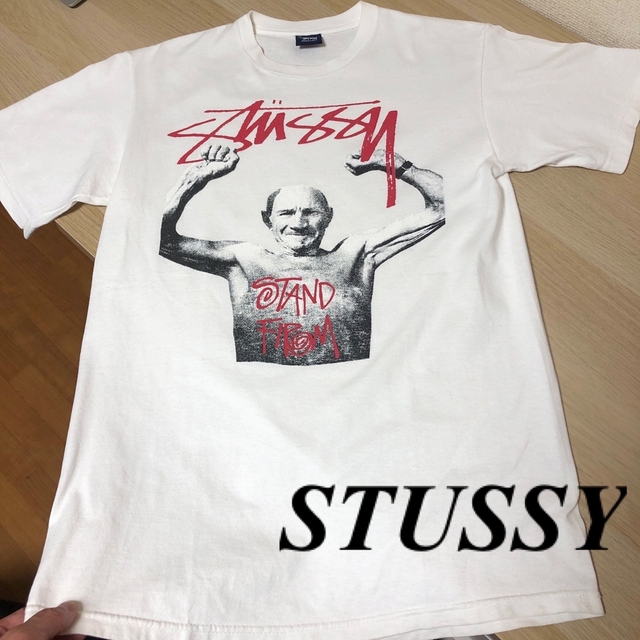 STUSSY - STUSSY/STAND FIRM T-shirts/白/Mサイズの通販 by a's shop ...