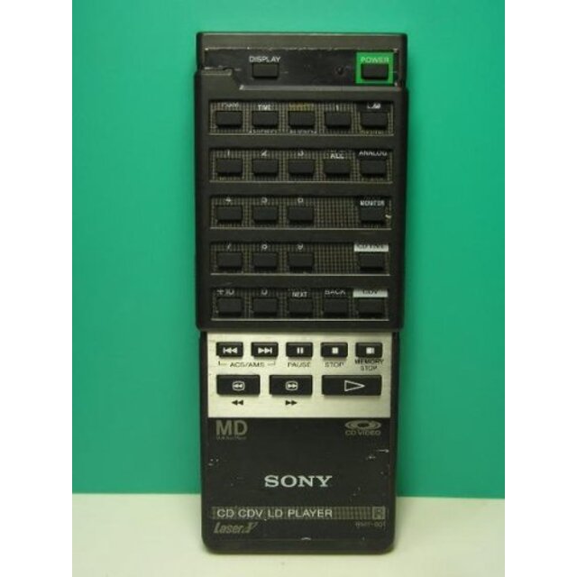 SONY CD/CDV/LDリモコン RMT-801 i8my1cf