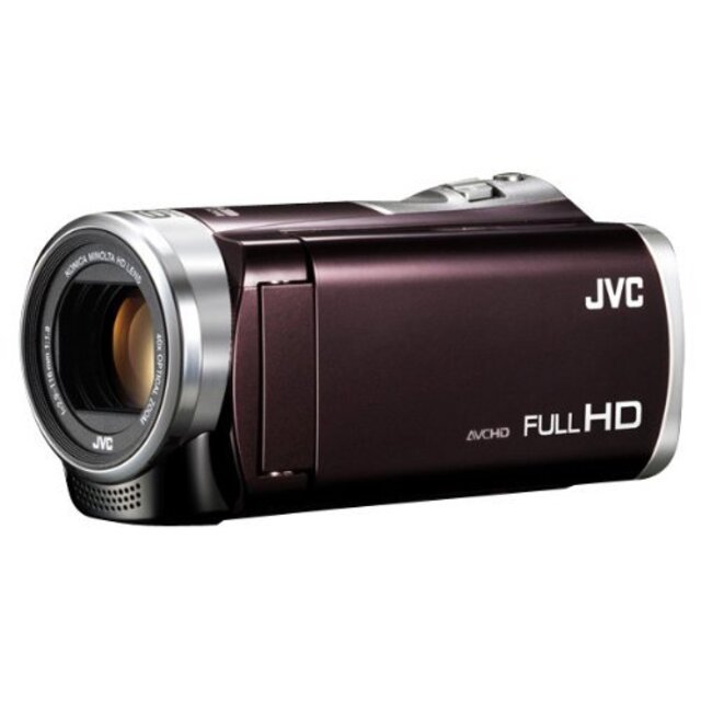 【中古】JVCKENWOOD JVC ビデオカメラ EVERIO GZ-E345 内蔵メモリー16GB アーバンブラウン GZ-E345-T khxv5rg