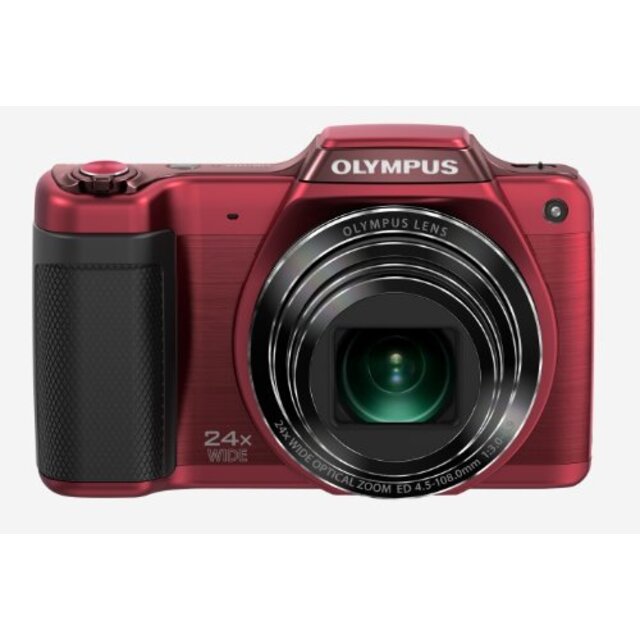 OLYMPUS デジタルカメラ STYLUS SZ-15 1600万画素 光学24倍ズーム 広角25mm レッド SZ-15 RED khxv5rg