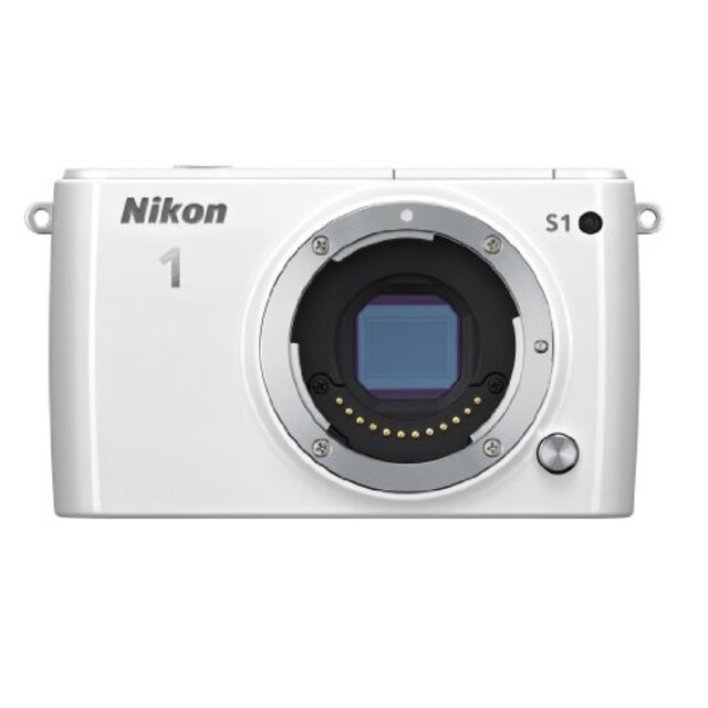 Nikon ミラーレス一眼 Nikon 1 S1 ボディー ホワイト N1S1WH