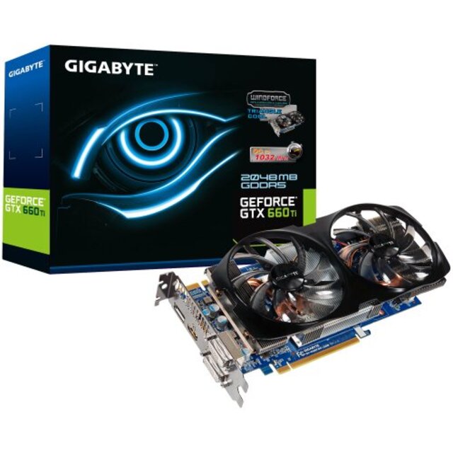 GIGABYTE グラフィックボード Geforce GTX660Ti 2GB PCI-E GV-N66TOC-2GD/A khxv5rg