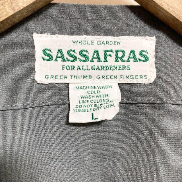 SASSAFRAS(ササフラス)のLサイズ！SASSAFRAS ノーカラー袖切り替えジャケット メンズのジャケット/アウター(ミリタリージャケット)の商品写真