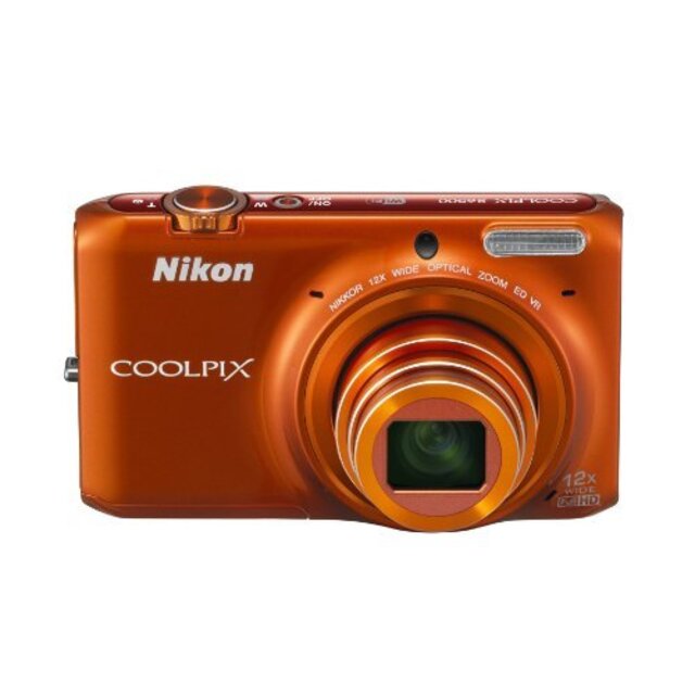 Nikon デジタルカメラ COOLPIX S6500 光学12倍ズーム Wi-Fi対応 マンダリンオレンジ S6500OR khxv5rg