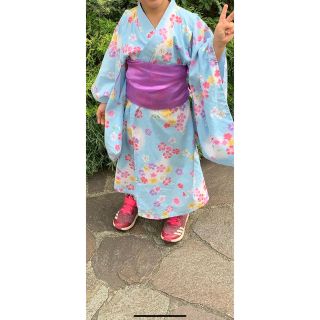 マザウェイズ(motherways)の浴衣　110センチ　女の子(甚平/浴衣)