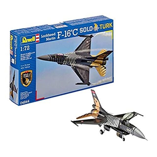 ドイツレベル 1/72 F-16C ファイティングファルコン SOLO トルコ空軍 04844 プラモデル khxv5rg